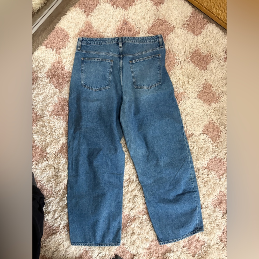 Frame Denim Blue Wide Leg Jeans - Picture 8 of 10